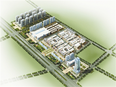 信陽：豫南物流中心芳容初綻