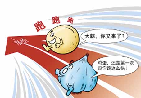 豫生活必需品價格大幅走高 大蒜一周漲四成